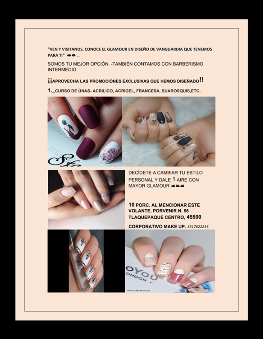 Promoción Cursos de Uñas